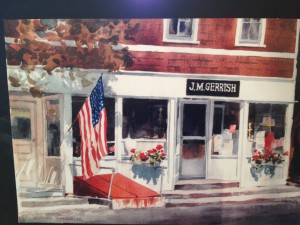 Painting of Gerrish's Store